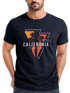 Herren T-Shirt California Los Angeles Surfing Motiv Sommer Fashion USA Streetstyle Print Aufdruck Neverless®preview
