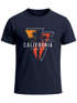 Herren T-Shirt California Los Angeles Surfing Motiv Sommer Fashion USA Streetstyle Print Aufdruck Neverless®preview