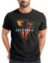 Herren T-Shirt California Los Angeles Surfing Motiv Sommer Fashion USA Streetstyle Print Aufdruck Neverless®preview