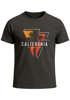 Herren T-Shirt California Los Angeles Surfing Motiv Sommer Fashion USA Streetstyle Print Aufdruck Neverless®preview