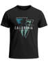 Herren T-Shirt California Los Angeles Surfing Motiv Sommer Fashion USA Streetstyle Print Aufdruck Neverless®preview