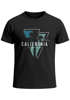 Herren T-Shirt California Los Angeles Surfing Motiv Sommer Fashion USA Streetstyle Print Aufdruck Neverless®preview