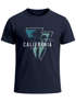 Herren T-Shirt California Los Angeles Surfing Motiv Sommer Fashion USA Streetstyle Print Aufdruck Neverless®preview