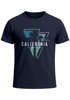 Herren T-Shirt California Los Angeles Surfing Motiv Sommer Fashion USA Streetstyle Print Aufdruck Neverless®preview