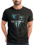 Herren T-Shirt California Los Angeles Surfing Motiv Sommer Fashion USA Streetstyle Print Aufdruck Neverless®preview