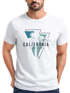 Herren T-Shirt California Los Angeles Surfing Motiv Sommer Fashion USA Streetstyle Print Aufdruck Neverless®preview