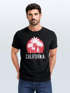 Herren T-Shirt California Palmen Santa Monica Beach Sommer Sonne Fashion Streetstyle Neverless®preview