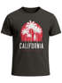 Herren T-Shirt California Palmen Santa Monica Beach Sommer Sonne Fashion Streetstyle Neverless®preview