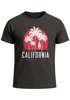 Herren T-Shirt California Palmen Santa Monica Beach Sommer Sonne Fashion Streetstyle Neverless®preview