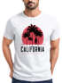 Herren T-Shirt California Palmen Santa Monica Beach Sommer Sonne Fashion Streetstyle Neverless®preview