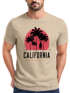 Herren T-Shirt California Palmen Santa Monica Beach Sommer Sonne Fashion Streetstyle Neverless®preview