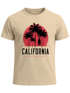Herren T-Shirt California Palmen Santa Monica Beach Sommer Sonne Fashion Streetstyle Neverless®preview