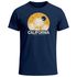 Herren T-Shirt California Printshirt Sommer | Grafikshirt mit Palmen Print | Vintage Style Urlaub Freizeit Fashion Neverless®preview