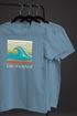 Herren T-Shirt California South Beach Welle Wave Surfing Print Aufdruck Fashion Streetstyle Neverless®preview