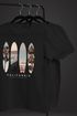 Herren T-Shirt California Surf Paradise Surfboards Grafik Foto Print Kalifornien USA Amerika Sommer Fashion Streetstyle Neverless®preview