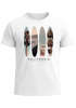 Herren T-Shirt California Surf Paradise Surfboards Grafik Foto Print Kalifornien USA Amerika Sommer Fashion Streetstyle Neverless®preview