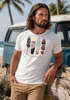 Herren T-Shirt California Surf Paradise Surfboards Grafik Foto Print Kalifornien USA Amerika Sommer Fashion Streetstyle Neverless®preview