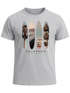 Herren T-Shirt California Surf Paradise Surfboards Grafik Foto Print Kalifornien USA Amerika Sommer Fashion Streetstyle Neverless®preview