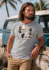 Herren T-Shirt California Surf Paradise Surfboards Grafik Foto Print Kalifornien USA Amerika Sommer Fashion Streetstyle Neverless®preview