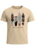 Herren T-Shirt California Surf Paradise Surfboards Grafik Foto Print Kalifornien USA Amerika Sommer Fashion Streetstyle Neverless®preview