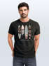 Herren T-Shirt California Surf Paradise Surfboards Grafik Foto Print Kalifornien USA Amerika Sommer Fashion Streetstyle Neverless®preview