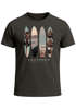 Herren T-Shirt California Surf Paradise Surfboards Grafik Foto Print Kalifornien USA Amerika Sommer Fashion Streetstyle Neverless®preview