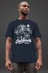 Herren T-Shirt California Surf Retro Bus Abenteuer Urlaub Palmen Slim Fit Neverless®preview