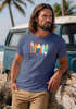 Herren T-Shirt California Surfboards Surfing Motiv Printshirt Brustprint Aufdruck Sommer Fashion Streetstyle Neverless®preview