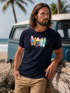 Herren T-Shirt California Surfboards Surfing Motiv Printshirt Brustprint Aufdruck Sommer Fashion Streetstyle Neverless®preview