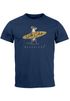 Herren T-Shirt California Surfing Otter mit Surfboard Grafik Surfer-Design Männer Printshirt Fashion Streetstyle Neverless®preview