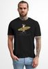 Herren T-Shirt California Surfing Otter mit Surfboard Grafik Surfer-Design Männer Printshirt Fashion Streetstyle Neverless®preview