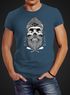 Herren T-Shirt Captain Skull Beard Totenkopf Bart Kapitän Slim Fit Neverless®preview