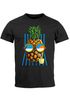 Herren T-Shirt chilling Ananas Pinapple Sommer Beach Cocktail Neverless®preview