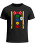 Herren T-Shirt Clownkostüm Aufdruck Fasching Karneval  Ersatz Verkleidung Last Minute Faschingskostüme Männer Funshirt Moonworks®preview