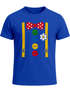 Herren T-Shirt Clownkostüm Aufdruck Fasching Karneval  Ersatz Verkleidung Last Minute Faschingskostüme Männer Funshirt Moonworks®preview