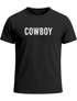 Herren T-Shirt Cowboy Fasching Karneval Fastnacht Faschingsshirt Last Minute Kostüm Verkleidung Fun-Shirt Moonworks®preview
