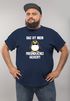 Herren T-Shirt Das ist mein freundliches Gesicht Vogel Pinguin Spruch Fun-Shirt Moonworks®preview