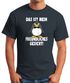 Herren T-Shirt Das ist mein freundliches Gesicht Vogel Pinguin Spruch Fun-Shirt Moonworks®preview