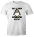 Herren T-Shirt Das ist mein freundliches Gesicht Vogel Pinguin Spruch Fun-Shirt Moonworks®preview
