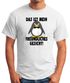 Herren T-Shirt Das ist mein freundliches Gesicht Vogel Pinguin Spruch Fun-Shirt Moonworks®preview