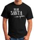 Herren T-Shirt Dear Santa I can explain Fun-Shirt Weihnachten Moonworks®preview