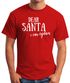 Herren T-Shirt Dear Santa I can explain Fun-Shirt Weihnachten Moonworks®preview