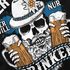 Herren T-Shirt Der tut nix der will nur trinken Bier Totenkopf Fun-Shirt Spruch Alkohol lustig Moonworks®preview