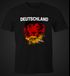 Herren T-Shirt Deutschland Fanshirt Fußball EM WM Löwe Flagge Germany Lion MoonWorks®preview