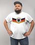 Herren T-Shirt Deutschland Fußball EM 2024 Deutschlandflagge Nationalfahne Wappen Adler Fanshirt Moonworks®preview