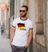 Herren T-Shirt Deutschland Fußball EM 2024 Fußballeuropameisterschaft Deutschlandshirt Deutschlandflagge Retro Moonworks®preview