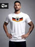 Herren T-Shirt Deutschland Fußball WM Fußball-Sommer 2026 Deutschlandflagge Nationalfahne Wappen Adler Fanshirt Moonworks®preview