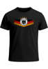 Herren T-Shirt Deutschland Fußball WM Fußball-Sommer 2026 Deutschlandflagge Nationalfahne Wappen Adler Fanshirt Moonworks®preview