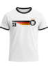 Herren T-Shirt Deutschland Fußball WM-Shirt 2026 Fanshirt Trikotnummer 13 Adler Deutschlandshirt Moonworks®preview