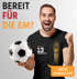 Herren T-Shirt Deutschland Fußball WM-Shirt 2026 personalisierbar Wunschname und Trikotnummer WM Fanshirt Moonworks®preview